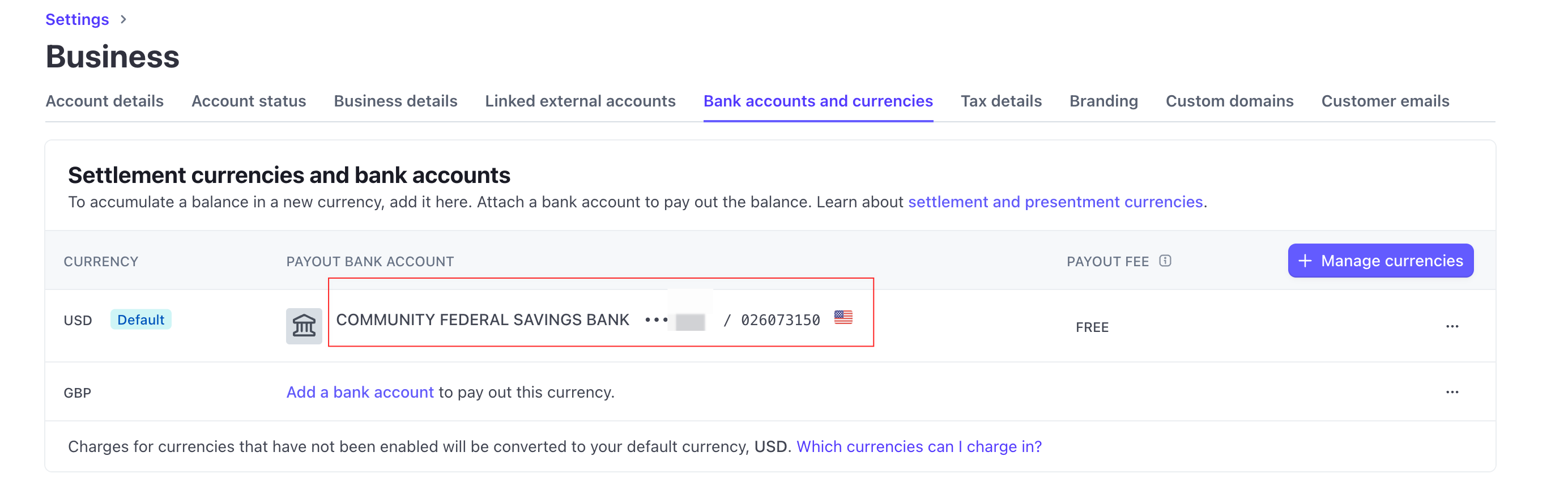 Stripe资金提取流程